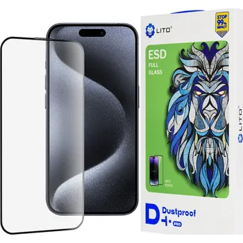 Lito D+ Pro Prachuvzdorný iPhone 15 Pro Černý