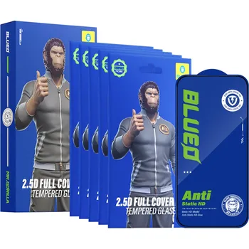 Blueo 2.5D Silk Full Cover HD sklo (5 ks) iPhone 15 Pro černé