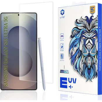 Ochranné sklo Lito 3D UV pro Samsung Galaxy S25 Ultra čiré