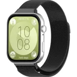 Řemínek Techsuit W009 pro Huawei Watch Fit 3 4 4 Pro černý