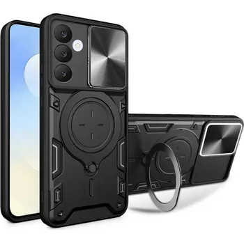 Pouzdro na mobilní telefon Ochranné pouzdro Techsuit CamGuard Pro pro Samsung Galaxy S25 FE černé