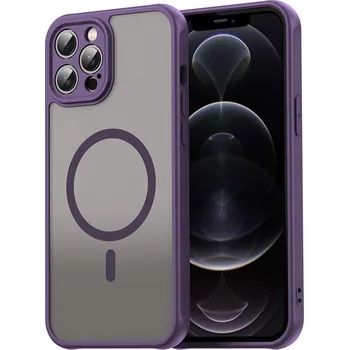 Pouzdro na mobilní telefon Techsuit HaloFrost II MagSafe pro iPhone 12 Pro fialová