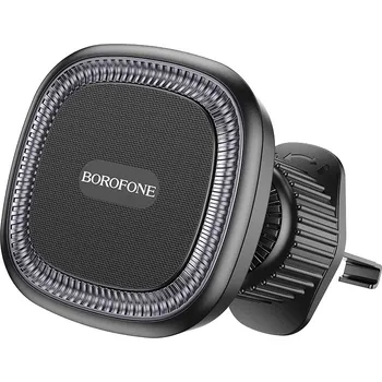 Borofone držák Ice BH96 magnetický do ventilace 360° černošedý