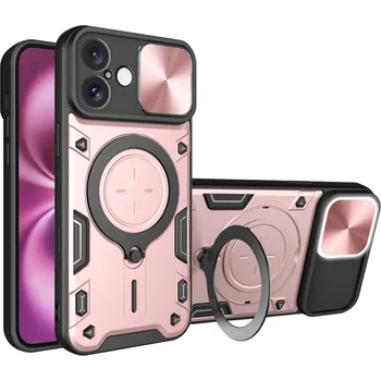 Pouzdro na mobilní telefon Techsuit CamGuard Pro iPhone 16 Plus Růžové zlato