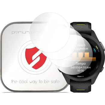 Příslušenství k chytrým hodinkám Ochrana displeje Premium Classic 4 ks Garmin Forerunner 265S čirá