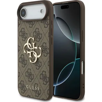 Pouzdro na mobilní telefon Guess Hardcase 4G Big Logo iPhone 17 Air hnědý