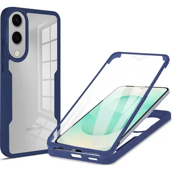 Pouzdro na mobilní telefon Techsuit ColorVerse 360 Series + Ochranná fólie Samsung Galaxy S25 Edge Modrá