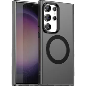 Pouzdro na mobilní telefon Pouzdro Techsuit CandyCase MagSafe pro Samsung Galaxy S23 Ultra černé