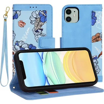 Pouzdro na mobilní telefon Ochranné pouzdro Techsuit FlipCraft iPhone 11 Vibrant Blue