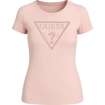 Dámské tričko Guess dámské tričko Cathy Tee růžové