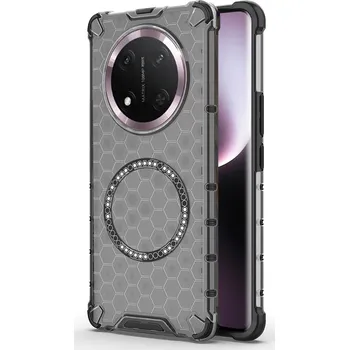 Pouzdro na mobilní telefon Techsuit HoneyComb Shield MagSafe Honor Magic7 Lite X9c černý