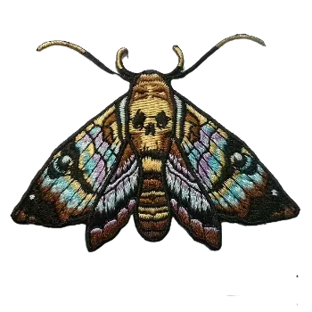 Nášivka Nažehlovací nášivka - můra (4,5 x 7,0 cm)