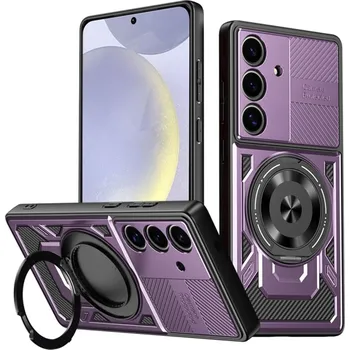 Pouzdro na mobilní telefon Techsuit RuggedCam pro Samsung Galaxy S24 S25 fialová