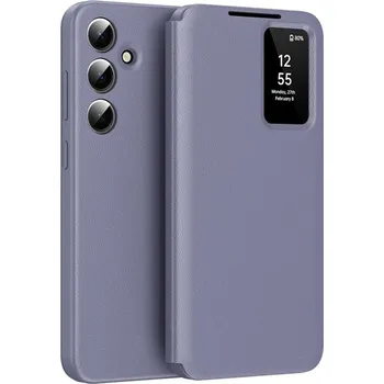 Pouzdro na mobilní telefon Techsuit SmartView Series pro Samsung Galaxy S23 FE fialová