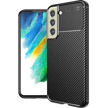 Pouzdro na mobilní telefon Techsuit CarbonFiber kryt Samsung Galaxy S21 FE 5G Black