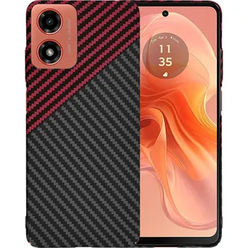 Pouzdro na mobilní telefon Techsuit FiberShell pro Moto G04 G04s G24 E14 Red Vortex