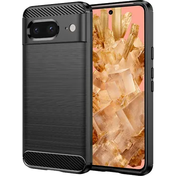 Pouzdro na mobilní telefon Techsuit Karbon Silikon Google Pixel 8 Black