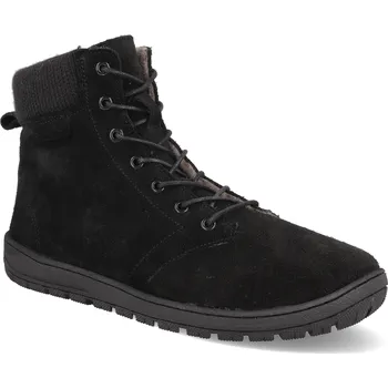 Dívčí zimní obuv Barefoot zimní boty bLIFESTYLE - mooswaldStyle schwarz černé Velikost: 38