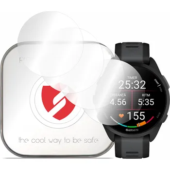 Příslušenství k chytrým hodinkám Ochrana displeje Premium Classic 4 ks Garmin Forerunner 165 čirá