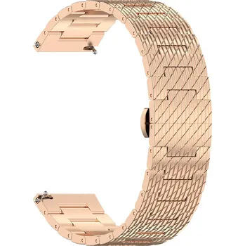 Řemínek na hodinky Techsuit Řemínek 22mm W052 pro Huawei Watch GT Růžové zlato