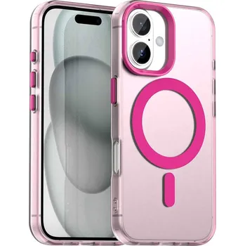 Pouzdro na mobilní telefon Techsuit CandyCase MagSafe pro iPhone 17 růžová