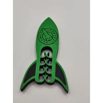 police Spona na sáčky - Zelená raketka