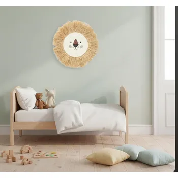 Tapeta blokker Dekorace na zeď – lev – Ø40cm 0013219 Nové zboží