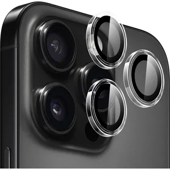 Blueo Original Metal Frame chránič čočky iPhone 16 Pro/Pro Max čirý