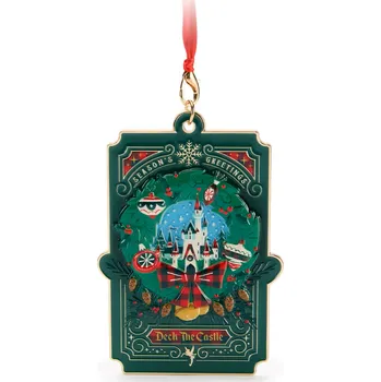 Karetní hra Disney Kovová ozdoba s hradem Disney