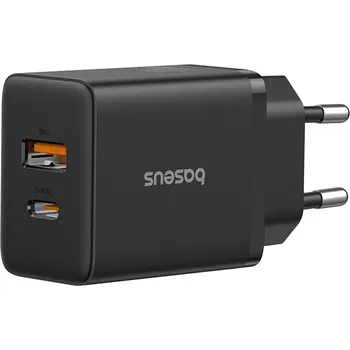 Baseus Nástěnná nabíječka USB Type-C 30W Černá