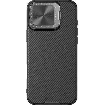 Pouzdro na mobilní telefon Nillkin CamShield Prop Magnetic iPhone 16 Pro Max Černá