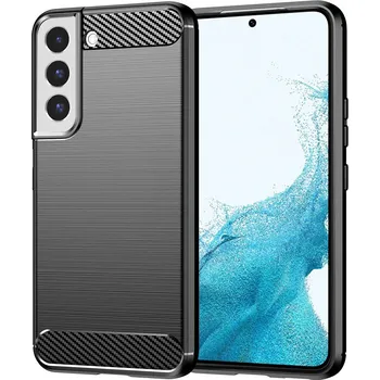 Pouzdro na mobilní telefon Techsuit Karbon Silikon Samsung Galaxy S22 Černý