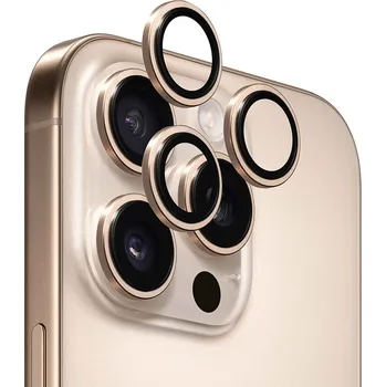 ANANK AR ochrana objektivu iPhone 16 Pro iPhone 16 Pro Max pouštní zlatá