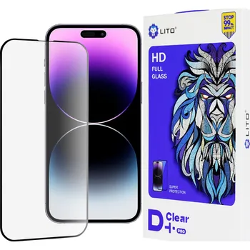 Lito D+ Pro Čirý Kryt pro iPhone 14 Pro Max Černá