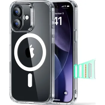 Pouzdro na mobilní telefon ESR Classic Hybrid HaloLock pro iPhone 17 průhledný