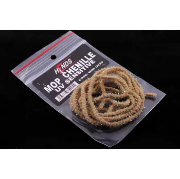 Rybářský prut HENDS MOP CHENILLE UV SENSITIVE - ZLATOOLIVOVÁ MOTLED MOP UV29