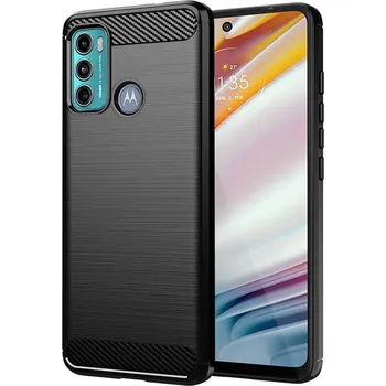 Pouzdro na mobilní telefon Techsuit Karbon Silikon Motorola Moto G60 Černý