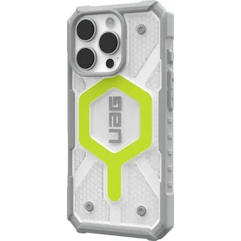Pouzdro na mobilní telefon UAG Pathfinder Clear Magsafe pro iPhone 16 Pro v aktivní neonové barvě