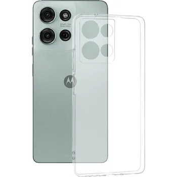 Pouzdro na mobilní telefon Techsuit silikonové pouzdro Motorola Moto G75 průhledné