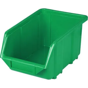 Úložný box Plastové boxy Ecobox medium 12,5 x 15,5 x 24 cm Jméno: Plastový box Ecobox medium 12,5 x 15,5 x 24 cm, zelený