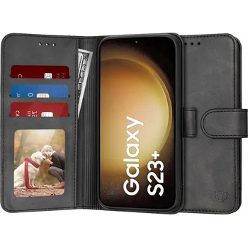 Pouzdro na mobilní telefon Techsuit Knížkové pouzdro Samsung Galaxy S23 Plus Černé