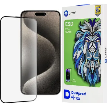 Lito D+ Pro Prachuvzdorný iPhone 15 Černý
