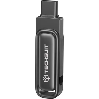 USB flash disk Techsuit Memory Stick THSM34 Dual-Interface USB 3.2 Type-C FlashDrive 32GB 25M/s 100M/s v barvě patina