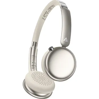 Sluchátka Acefast Bezdrátová sluchátka H8 Type-C Bluetooth 5.4 ANC Hybridní redukce šumu 500mAh Profesionální HiFi Zlatá