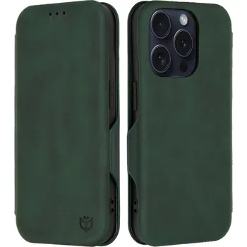 Pouzdro na mobilní telefon Techsuit Bezpečná Peněženka Plus iPhone 15 Pro Zelená