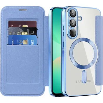 Pouzdro na mobilní telefon Pouzdro na knihu Techsuit SmartMag Samsung Galaxy A26 5G světle modré