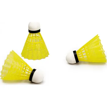Badmintonové míčky Acra NYLON 3 ks - rekreační