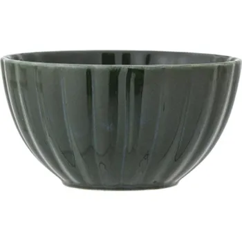 Bloomingville Sada 6 kameninových misek, 165 ml, Latina Barva: Tmavě zelená