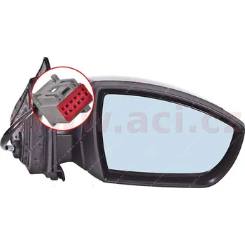 Auto zrcátko Vnější zpětné zrcátko VAN WEZEL 1887808