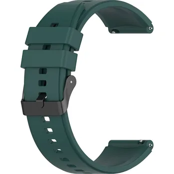 Řemínek na hodinky Techsuit Řemínek 20mm W026 Samsung Huawei Tmavě zelená